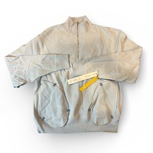 BRISTOL STUDIO Light Blue Quarter Zip | NWT | Size L | Reversible